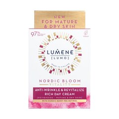 Дневной крем для лица Lumene Nordic Bloom Vitality Anti-Wrinkle & Revitalize 50 мл цена и информация | Наносите на чистую кожу лица. Подержите около 10-15 минут и смойте водой. | 220.lv