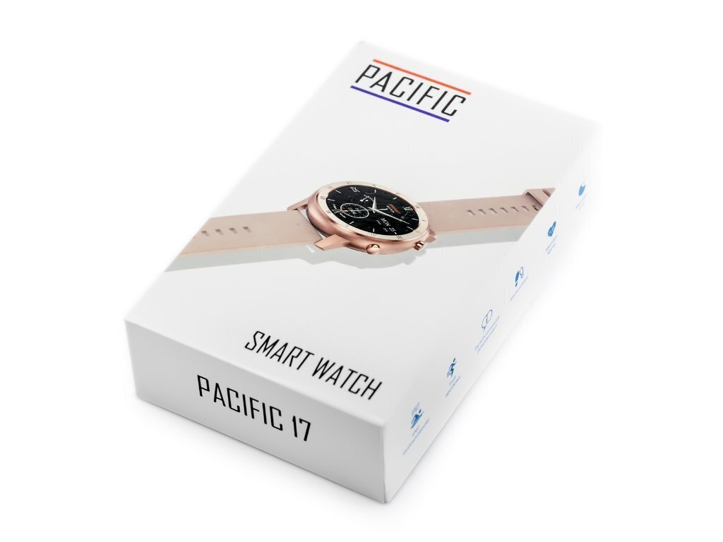 Pacific 17 Steel Black + Black цена и информация | Viedpulksteņi (smartwatch) | 220.lv
