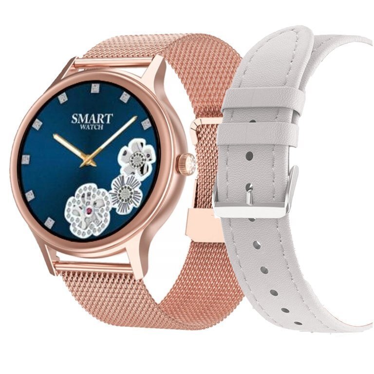 Pacific 18 Steel Rose Gold + White cena un informācija | Viedpulksteņi (smartwatch) | 220.lv