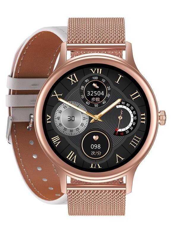 Pacific 18 Steel Rose Gold + White cena un informācija | Viedpulksteņi (smartwatch) | 220.lv