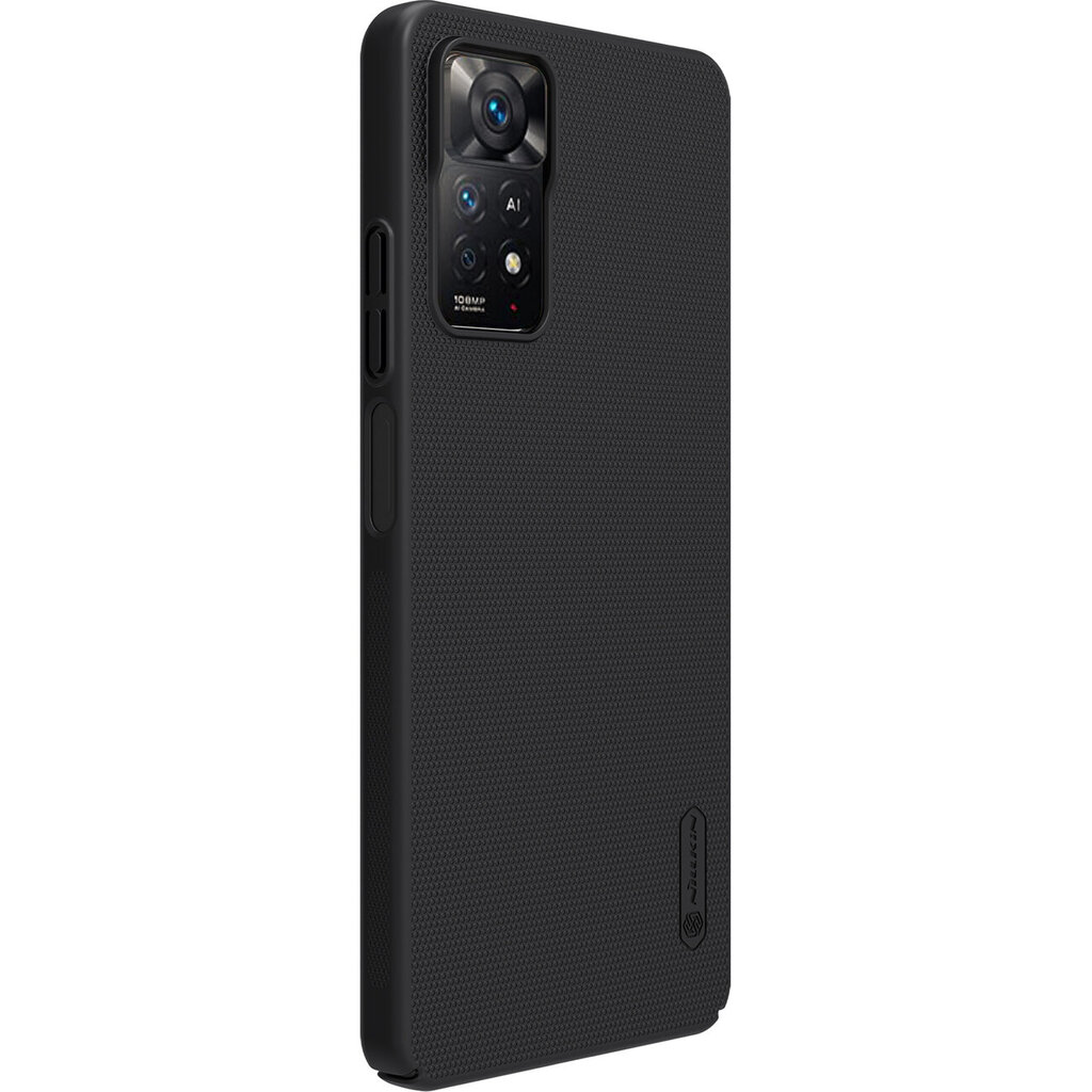 Nillkin Super Frosted Shield Pro Durable Cover, paredzēts Xiaomi Redmi Note 11 Pro / Note 11 Pro 5G / Note 11E Pro, melns cena un informācija | Telefonu vāciņi, maciņi | 220.lv