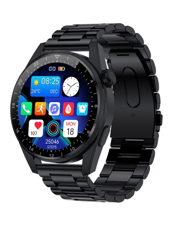 Rubicon RNCE78 Black + Black cena un informācija | Viedpulksteņi (smartwatch) | 220.lv