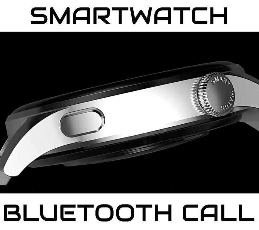 Rubicon RNCE78 Silver/Brown Leather + Black cena un informācija | Viedpulksteņi (smartwatch) | 220.lv