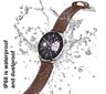 Rubicon RNCE78 Silver/Brown Leather + Black cena un informācija | Viedpulksteņi (smartwatch) | 220.lv