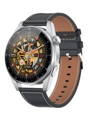 Rubicon RNCE78 Silver/Black Leather + Grey цена и информация | Смарт-часы (smartwatch) | 220.lv