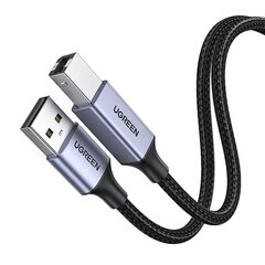 Ugreen uSB Type B Printer Cable (Male) - USB 2.0 (Male) 480 Mbps 5m Black (US369 90560) цена и информация | Кабели для телефонов | 220.lv