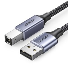 Ugreen uSB Type B Printer Cable (Male) - USB 2.0 (Male) 480 Mbps 5m Black (US369 90560) цена и информация | Кабели для телефонов | 220.lv