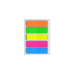 Plastmasas grāmatzīmes ar līmes malu ErichKrause ® Neon, 12 x 44 mm, 100 loksnes, 5 krāsas cena un informācija | Kancelejas preces | 220.lv