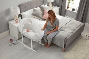 Корзина Shnuggle Moses basket, белая цена и информация | Манежи для детей | 220.lv