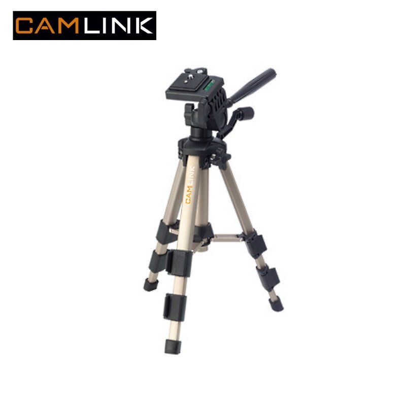 Camlink CL-TP330 Alumīnija statīvs foto/video kamerām ar 3D mehānismu (maks. augstums 61cm) цена и информация | Fotokameru statīvi | 220.lv