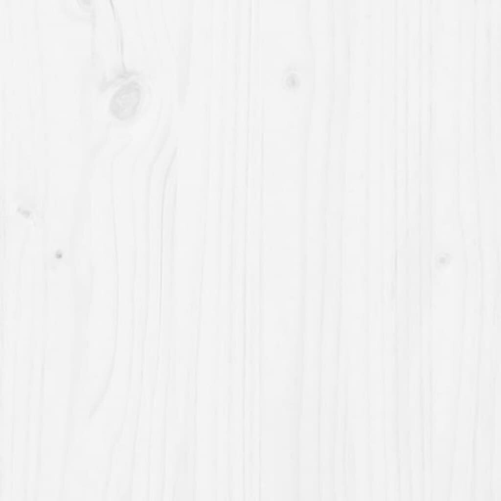 Gultas rāmis, balts, 100x200cm, masīvkoks цена и информация | Gultas | 220.lv