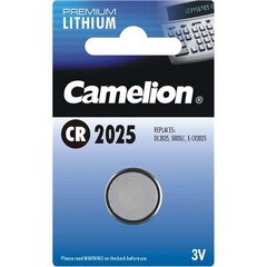 Camelion elements Lithium Button celles 3 V, CR2025, 1 gab. cena un informācija | Baterijas | 220.lv