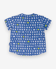 Zils T-krekls ar apdruku zēniem Gulliver цена и информация | Рубашки для мальчиков | 220.lv