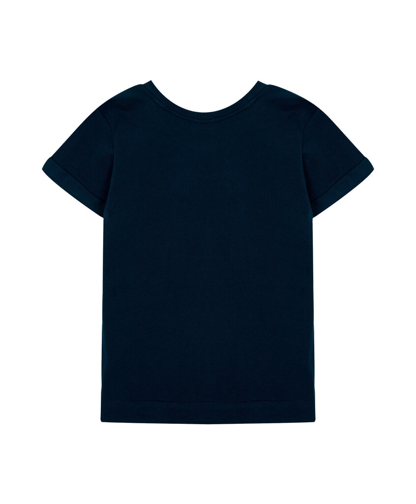 T-krekls tumši zils ar apdruku zēniem Gulliver cena un informācija | Zēnu krekli | 220.lv