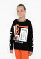 Džemperis kokvilnas ar color-blocking stila apdruku meitenēm Gulliver cena un informācija | Jakas, džemperi, žaketes, vestes meitenēm | 220.lv