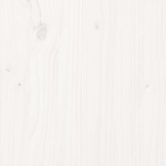 Gultas rāmis, balts, 120x200cm, priedes masīvkoks цена и информация | Кровати | 220.lv