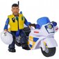 Rotaļu policijas motocikls ar figūru Simba, 6 gab. cena un informācija | Rotaļlietas zēniem | 220.lv
