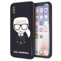 Чехол для телефона Karl Lagerfeld KLHCPXDLFKBK для iPhone X/Xs цена и информация | Чехлы для телефонов | 220.lv