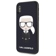 Чехол для телефона Karl Lagerfeld KLHCPXDLFKBK для iPhone X/Xs цена и информация | Чехлы для телефонов | 220.lv