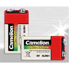 Camelion baterijas Plus Alkaline 9V, 6LR61, 1 gab. cena un informācija | Baterijas | 220.lv