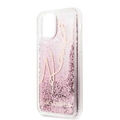 Guess Glitter Signature Cover priekš Apple iPhone 11 Pro, rozā cena un informācija | Telefonu vāciņi, maciņi | 220.lv