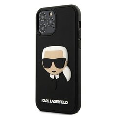 Tālruņa vāciņš Karl Lagerfeld KLHCP12LKH3DBK iPhone 12 Pro Max 6,7 " cena un informācija | Telefonu vāciņi, maciņi | 220.lv