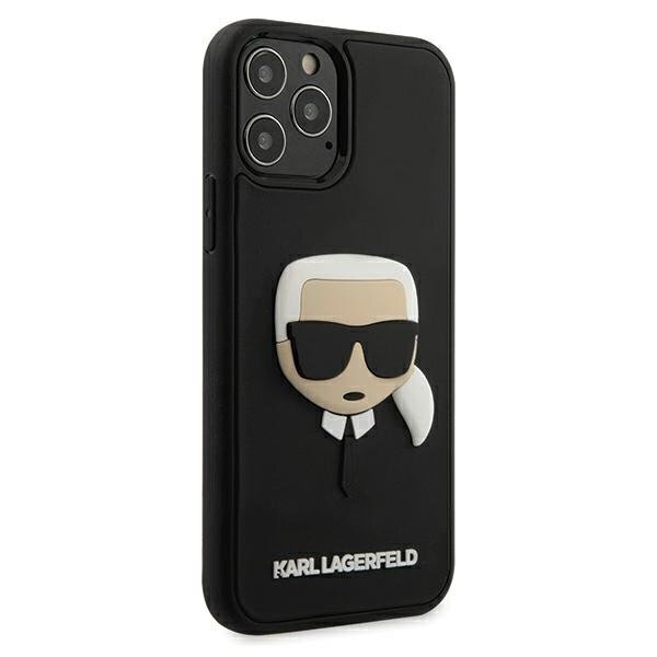 Tālruņa vāciņš Karl Lagerfeld KLHCP12MKH3DBK iPhone 12 /12 Pro 6,1 " cena un informācija | Telefonu vāciņi, maciņi | 220.lv