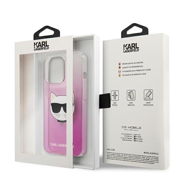 Tālruņa vāciņš Karl Lagerfeld KLHCP13LCTRP iPhone 13 Pro cena un informācija | Telefonu vāciņi, maciņi | 220.lv