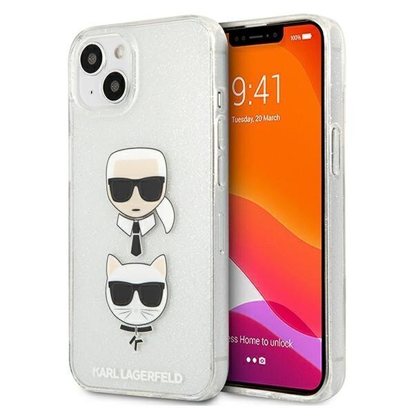 Tālruņa vāciņš Karl Lagerfeld KLHCP13SKCTUGLS iPhone 13 mini 5,4 " cena un informācija | Telefonu vāciņi, maciņi | 220.lv