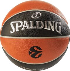 Баскетбольный мяч «Spalding Euroleague TF-500», размер 7 цена и информация | Баскетбольные мячи | 220.lv