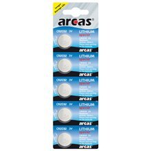 Baterijas Arcas CR2032, 5 gab. cena un informācija | Baterijas | 220.lv