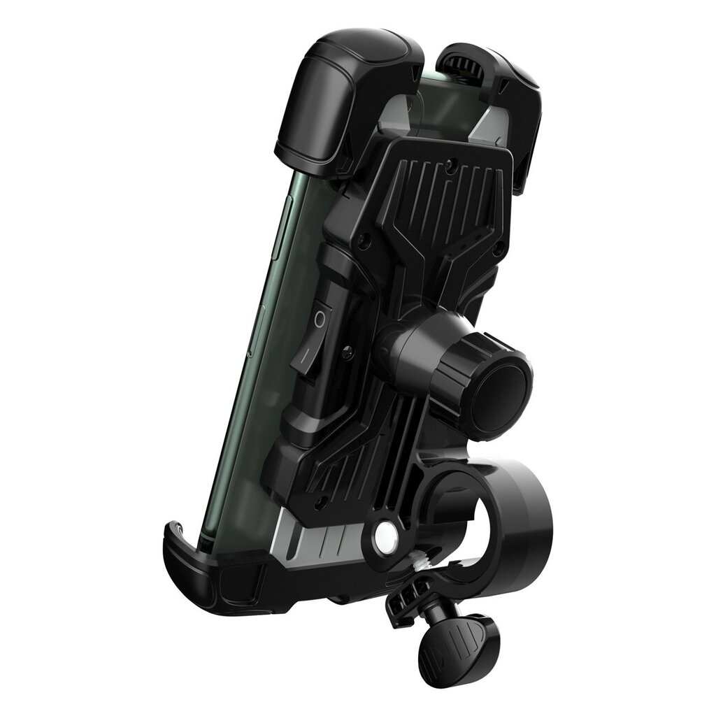 Wozinsky strong phone holder for the handlebar of a bicycle, motorcycle, scooters black (WBHBK6) цена и информация | Auto turētāji | 220.lv