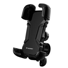 Wozinsky strong phone holder for the handlebar of a bicycle, motorcycle, scooters black (WBHBK6) цена и информация | Держатели для телефонов | 220.lv