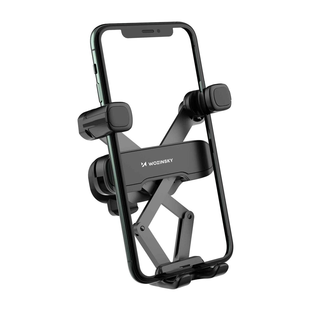 Держатель для телефона Wozinsky gravity phone holder for car grille black  (WCHBK7) цена | 220.lv