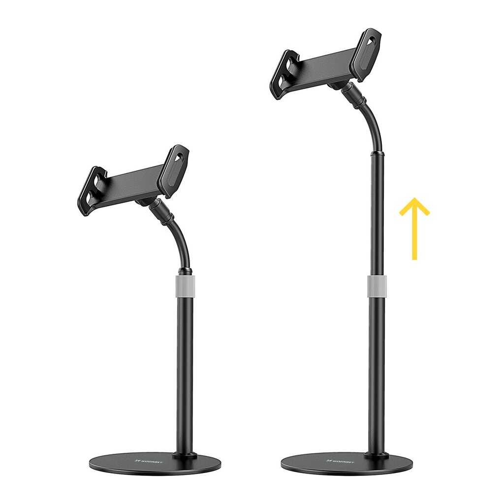 Wozinsky stand for tablet and phone on the desk black (WTHBK4) цена и информация | Auto turētāji | 220.lv