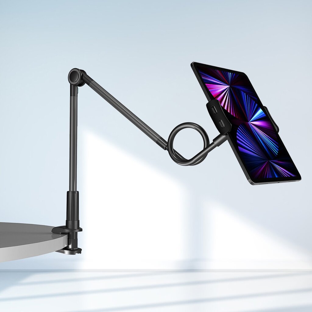 Wozinsky long flexible phone and tablet holder black (WTHBK5) cena un informācija | Auto turētāji | 220.lv