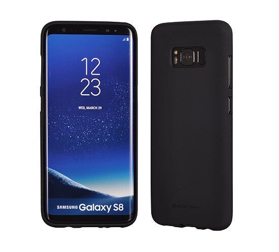 Maciņš Mercury Soft Jelly Case Samsung G990 S21 FE 5G melns cena un informācija | Telefonu vāciņi, maciņi | 220.lv