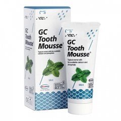 GC Tooth Mousse Recaldent remineralizējoša zobu pasta bez fluora, Piparmētra, 35 ml cena un informācija | Zobu pastas, birstes | 220.lv