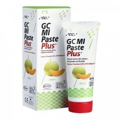 GC Mi Paste Plus Recaldent zobu krēms ar fluoru, Melone garša, 35 ml cena un informācija | GC Smaržas, kosmētika | 220.lv