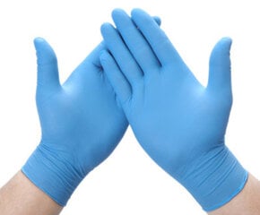 Перчатки нитриловые одноразовые Luximed Medical XL 100 шт. цена и информация | Рабочие перчатки | 220.lv
