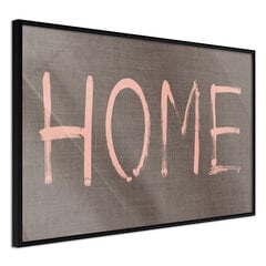 Plakāts Simply Home, melns rāmis цена и информация | Картины | 220.lv