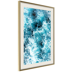 Plakāts Sea Foam, zeltains rāmis ar pasi cena un informācija | Gleznas | 220.lv