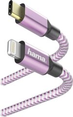 Hama 001872010000, USB-C - Lightning, 1.5 м цена и информация | Кабели для телефонов | 220.lv