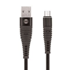 Forever micro-USB cable Shark black цена и информация | Кабели для телефонов | 220.lv