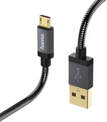 Hama 001736250000, microUSB-USB A, 1.5 m cena un informācija | Savienotājkabeļi | 220.lv