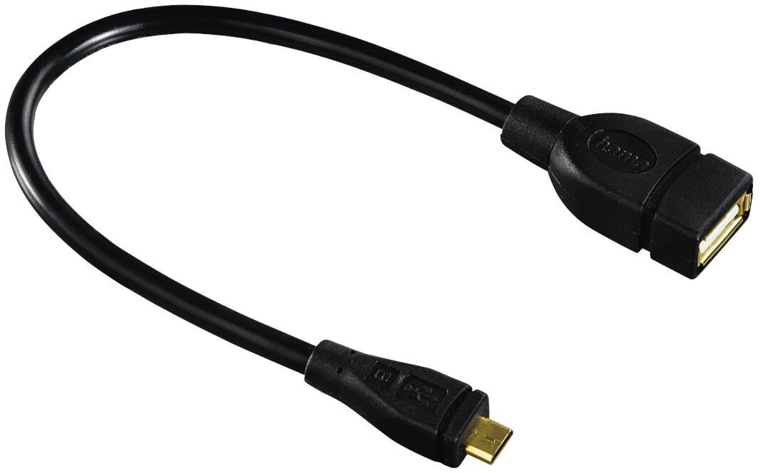 Hama 001738920000, USB - micro USB, 0.15 m cena un informācija | Savienotājkabeļi | 220.lv