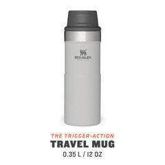 Термокружка The Trigger-Action Travel Mug Classic, светло-серая, 0.35 л  цена и информация | Термосы, термокружки | 220.lv