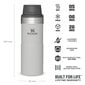 Termokrūze The Trigger-Action Travel Mug Classic 0,35L gaiši pelēka cena un informācija | Termosi, termokrūzes | 220.lv