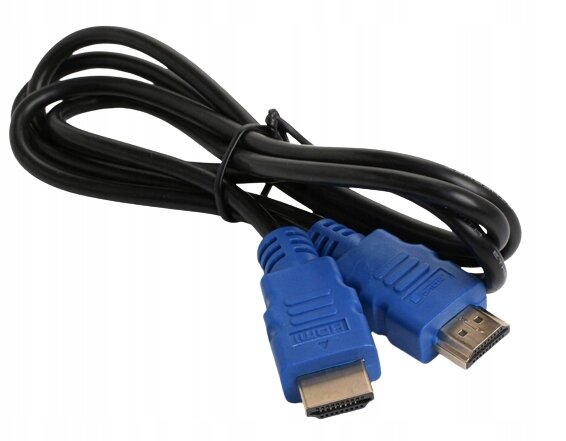 Cable HDMI-HDMI 1.4v 1,2M Black цена и информация | Kabeļi un vadi | 220.lv