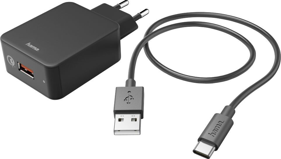 Hama 001832300000 Micro USB 3A cena un informācija | Lādētāji un adapteri | 220.lv